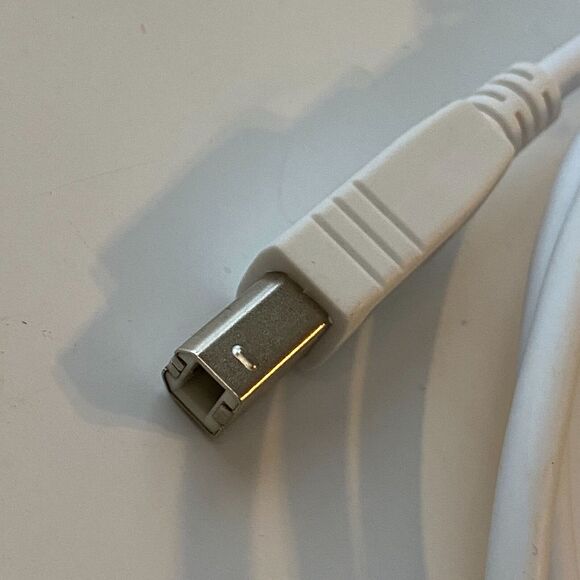 AWM USB Shielded High Speed Cable 2.0 Male Type A to Male Type B White - Picture 4 of 11